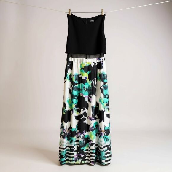 Betsy & Adam Dresses & Skirts - Betsy & Adam Floral Formal Gown Size 4 | Full-Length Evening Dress